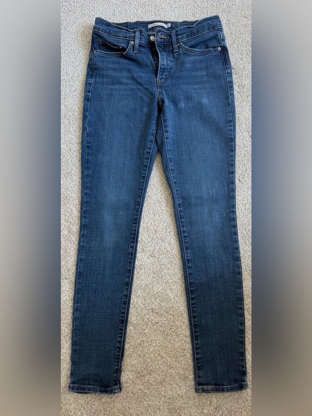 Levis 311 Shaping Skinny Jeans Womens 27 (Fits 27x30) Blue Stretch Denim